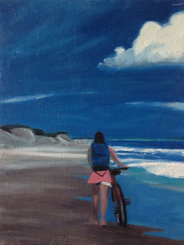 Martha's Vineyard, beach, bike,Lucy Vincent