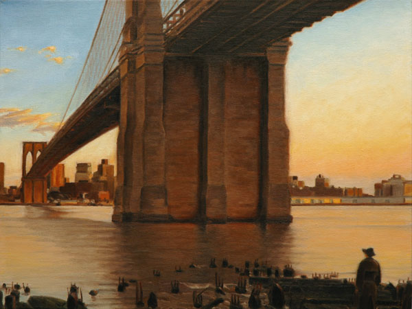Brooklyn Bridge,Sunset,New York,NYC