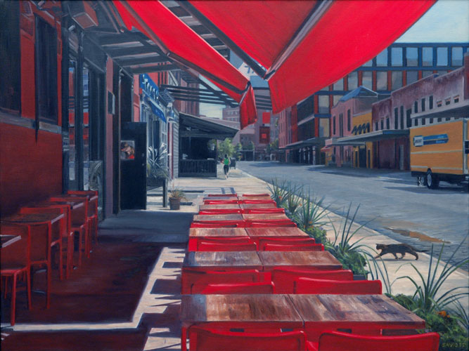 red, Meatpacking District,Los Dados, NYC, New York  